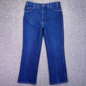Dakota Five Brother Jeans Mens 33x28 Blue Workwear Vintage Casual High Rise USA